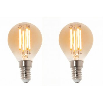 LED E14 2er Set 4 Watt 2200 Kelvin 350 Lumen