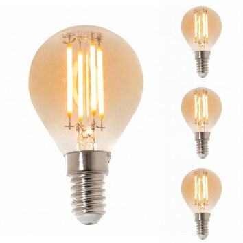LED E14 4er Set 4 Watt 2200 Kelvin 350 Lumen