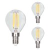 LED E14 3er Set 4 Watt 3000 Kelvin 400 Lumen
