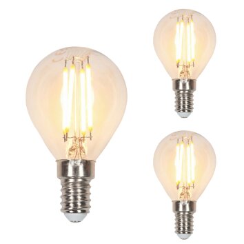 LED E14 3er Set 4 Watt 3000 Kelvin 400 Lumen
