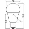 LED E27 8,8 Watt 2700/4000 Kelvin 806 Lumen