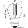 LED E27 2,2 Watt 2700 Kelvin 470 Lumen