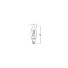 Osram LED E14 2,8 Watt 2700 Kelvin 250 Lumen