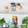 Koyoto Deckenleuchte Glas 15 cm Bernsteinfarben, Klar, Rauchfarben, 4-flammig