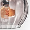 Koyoto Deckenleuchte Glas 15 cm Bernsteinfarben, Klar, Rauchfarben, 4-flammig