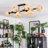 Basto Deckenleuchte 15 cm Naturfarben, 10-flammig