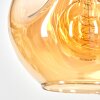 Ripoll Hängeleuchte Glas 20 cm Bernsteinfarben, 1-flammig