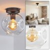 Ripoll Deckenleuchte Glas 20 cm Klar, 1-flammig
