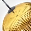 Koyoto Hängeleuchte Glas 30 cm Gold, Klar, 1-flammig