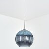 Koyoto Hängeleuchte Glas 25 cm Blau, 1-flammig