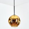 Ripoll Hängeleuchte Glas 20 cm Gold, 1-flammig