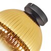 Koyoto Deckenleuchte Glas 25 cm Gold, Klar, 1-flammig