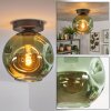 Ripoll Deckenleuchte Glas 20 cm Grün, 1-flammig