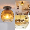 Ripoll Deckenleuchte Glas 20 cm Gold, Klar, 1-flammig