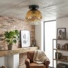 Ripoll Deckenleuchte Glas 20 cm Gold, Klar, 1-flammig