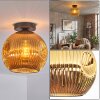 Ripoll Deckenleuchte Glas 25 cm Gold, 1-flammig