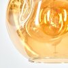 Ripoll Hängeleuchte Glas 30 cm Bernsteinfarben, 1-flammig