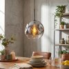 Ripoll Hängeleuchte Glas 25 cm Klar, Rauchfarben, 1-flammig