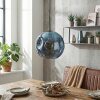 Ripoll Hängeleuchte Glas 30 cm Blau, 1-flammig