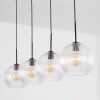 Koyoto Hängeleuchte Glas 25 cm Klar, 4-flammig