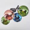 Gastor Deckenleuchte Glas 15 cm Blau, Grün, Kupferfarben, 4-flammig