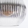 Koyoto Hängeleuchte Glas 25 cm Bernsteinfarben, Klar, Rauchfarben, 4-flammig