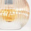 Koyoto Deckenleuchte Glas 20 cm Bernsteinfarben, Klar, 1-flammig