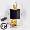 Gorman Tischleuchte 2-er Set Gold, 1-flammig