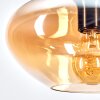 Mertola Hängeleuchte Glas 25 cm Bernsteinfarben, 1-flammig
