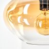 Mertola Hängeleuchte Glas 35 cm Bernsteinfarben, Klar, 1-flammig