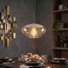 Mertola Hängeleuchte Glas 30 cm Bernsteinfarben, Klar, 1-flammig