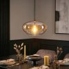 Mertola Hängeleuchte Glas 30 cm Bernsteinfarben, Klar, 1-flammig