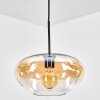 Mertola Hängeleuchte Glas 30 cm Bernsteinfarben, Klar, 1-flammig
