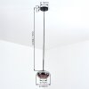 Mertola Hängeleuchte Glas 20 cm Rauchfarben, 1-flammig