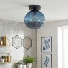Koyoto Deckenleuchte Glas 20 cm Blau, 1-flammig