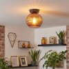 Koyoto Deckenleuchte Glas 20 cm Kupferfarben, 1-flammig
