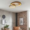 Baiyin Deckenleuchte LED Gold, Schwarz, 1-flammig