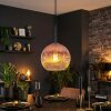 Ripoll Hängeleuchte Glas 25 cm Klar, Kupferfarben, 1-flammig