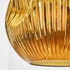 Ripoll Hängeleuchte Glas 30 cm Gold, 1-flammig