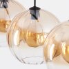 Koyoto Hängeleuchte Glas 30 cm Bernsteinfarben, Klar, 3-flammig