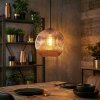 Ripoll Hängeleuchte Glas 30 cm Kupferfarben, 1-flammig