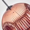 Ripoll Hängeleuchte Glas 30 cm Kupferfarben, 1-flammig