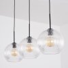 Koyoto Hängeleuchte Glas 25 cm Klar, 3-flammig