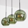 Koyoto Hängeleuchte Glas 25 cm Grün, 3-flammig