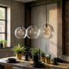 Koyoto Hängeleuchte Glas 30 cm Klar, 3-flammig