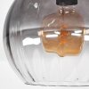 Koyoto Deckenleuchte Glas 25 cm Klar, Rauchfarben, 1-flammig