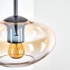 Mertola Hängeleuchte Glas 20 cm Bernsteinfarben, Klar, 1-flammig