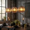 Koyoto Hängeleuchte Glas 25 cm Kupferfarben, 3-flammig