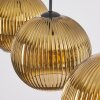 Koyoto Hängeleuchte Glas 25 cm Gold, 3-flammig