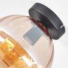 Koyoto Deckenleuchte Glas 20 cm Bernsteinfarben, 1-flammig